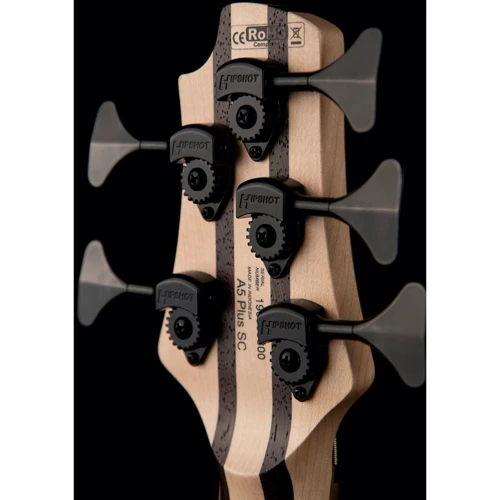 Бас-гитара CORT A5 Plus SC (Amber Open Pore) w/case