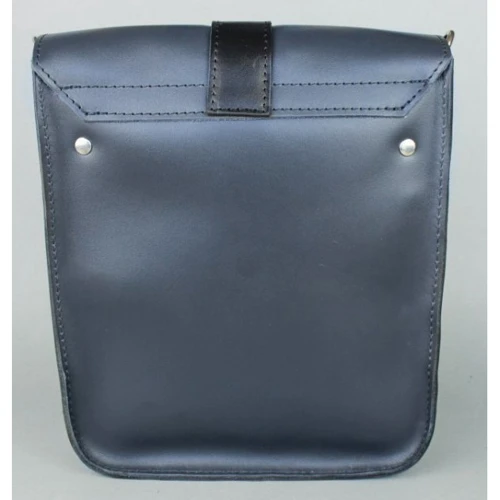 Мужская сумка планшет The Wings синяя (TW-Mini-bag-blue-black-ksr): Фактура Матовая, Гладкая