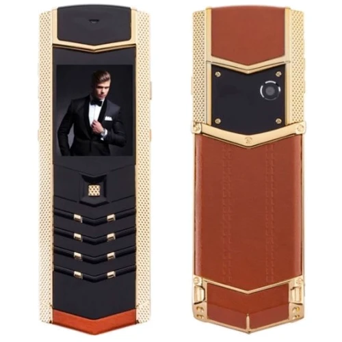 Мобильный телефон H-Mobile V1 (Hope V1) Brown-Gold Vertu design