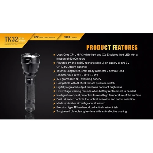 Ліхтар Fenix TK32 2016 фото 15