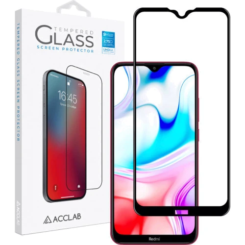 Аксесуар для смартфона ACCLAB Tempered Glass Full Glue Black for Xiaomi Redmi 8
