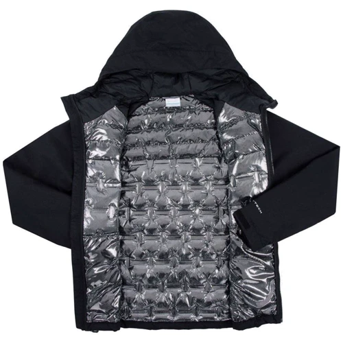 Пуховик Columbia Grand Trek™ Down Jacket 1864526-010 48 зимовий чорний з капюшоном: Вид Пуховики
