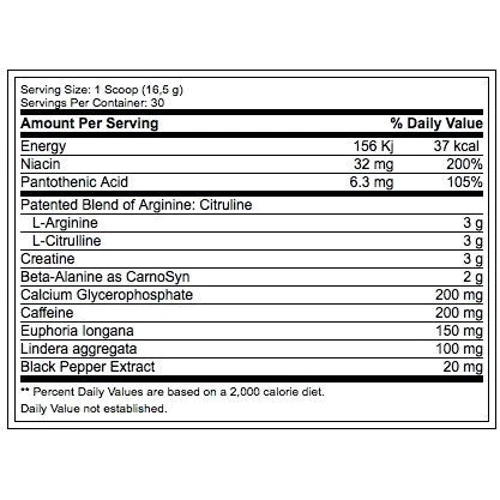 Передтренувальний комплекс BSN EndoRush 16.5 g/sample/Pineapple: Тип Комплекс до тренування