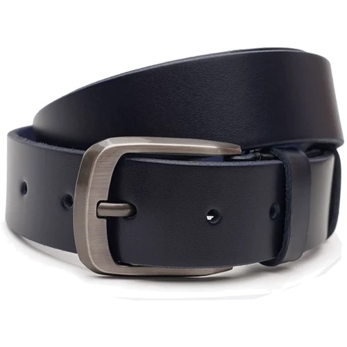 Чоловічий ремінь Borsa Leather синій (V1115FX05-navy)