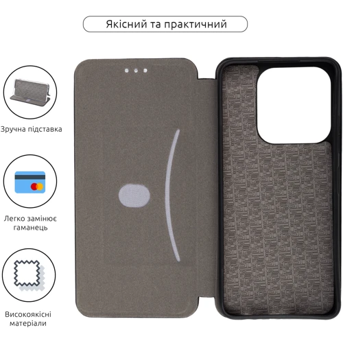 Чехол для телефонов ArmorStandart G-Case Black for ZTE Nubia V60 Design (ARM79001): Тип чехол-книжка