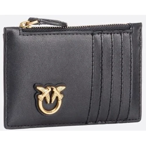 Жіночий гаманець PINKO AIRONE CARDHOLDER VITELLO SETA чорний (100251A0F1Z99Q): Тип Кошельки