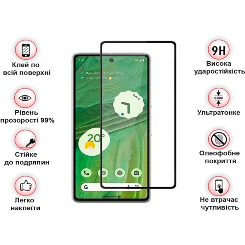 Аксессуар для смартфона Набор BeCover TPU Case + Tempered Glass for Google Pixel 7: Тип накладка на заднюю часть
