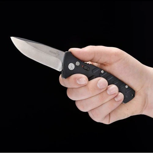 Нож Boker Plus Strike Auto (2373.07.69): Система блокировки Есть