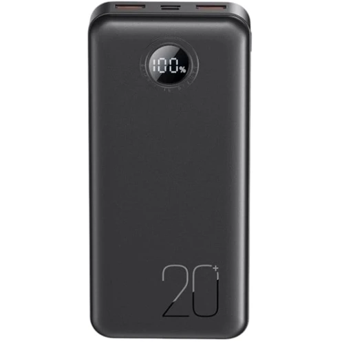 Внешний аккумулятор XO Power Bank 20000mAh PR239 22.5W Black: Емкость батареи, мАч 20000
