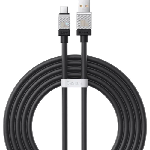 Кабель Baseus USB Cable to USB-C CoolPlay Series 100W 2m Black (CAKW000701)