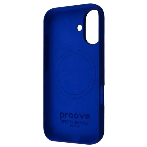 Чехол для iPhone Proove Spectrum Case with Magnetic Ring Acid Blue for iPhone 17