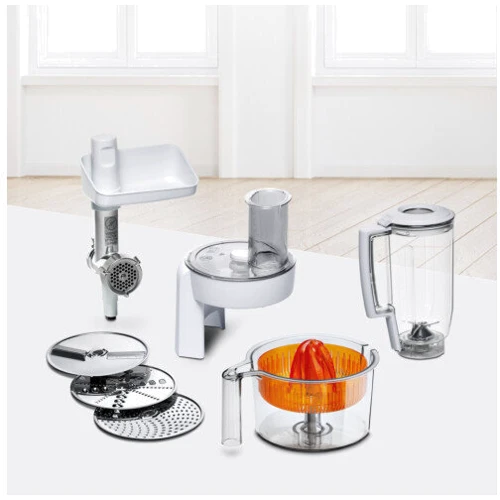 Кухонный комбайн Bosch MUM 5XW40: Конструкция стационарный