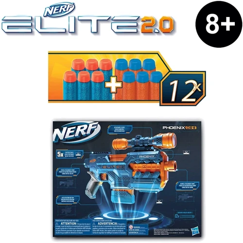 Бластер Nerf Hasbro Еліт 2.0 бластер Фенікс E9961: Матеріал пластик