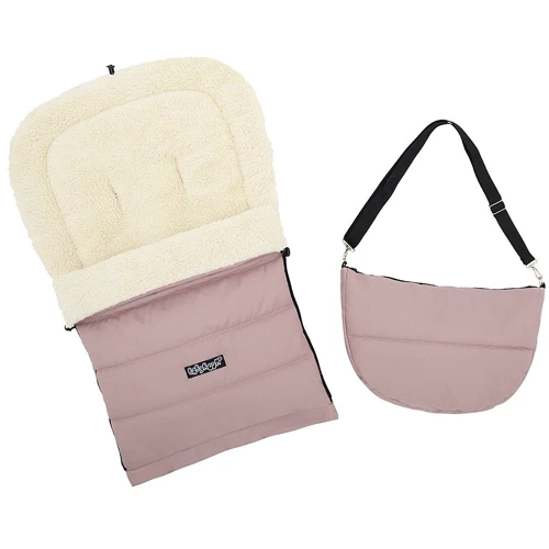 Зимовий конверт Babyroom Wool №20 з подовженням pink powder рожевий (680586)