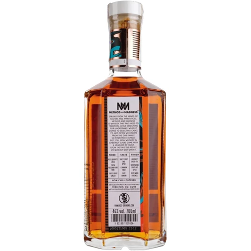 Віскі Method and Madness Single Pot Still Irish Whiskey 46%, 0.7 л (STA5011007015824): Об'єм, л 0.7