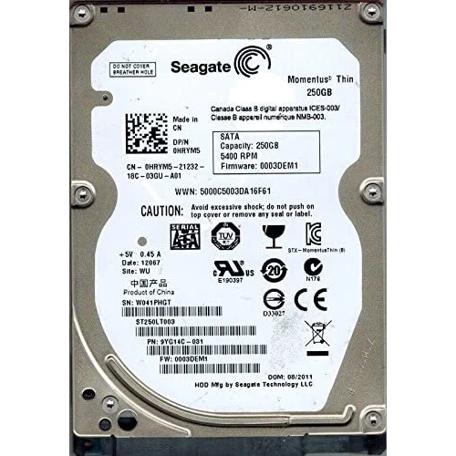 Внутренний жесткий диск Seagate ST250LT003 RB