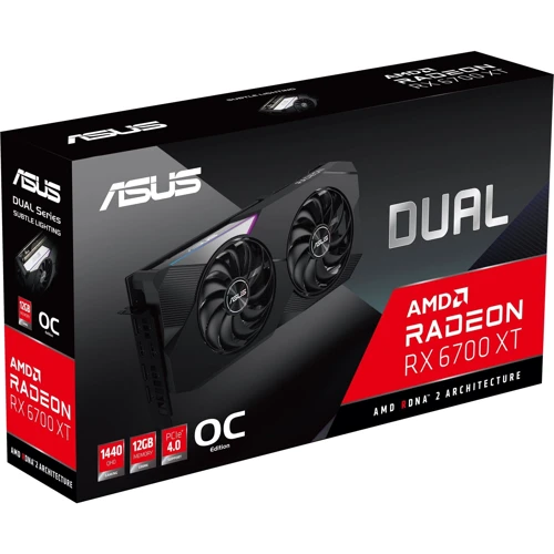 Відеокарта ASUS Radeon RX 6700 XT DUAL OC 12Gb (DUAL-RX6700XT-O12G): Призначення Геймерські