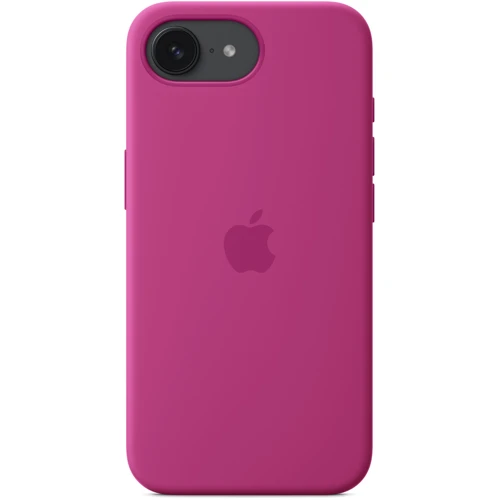 Чохол для iPhone Apple iPhone 16e Silicone Case – Fuchsia (MD3W4ZM/A): Колір розовый