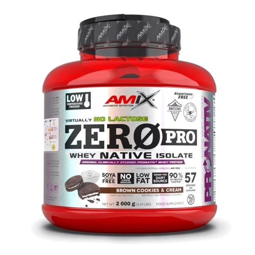 Протеин Amix ZeroPro Protein 2000 g /56 servings/Brown Cookies & Cream
