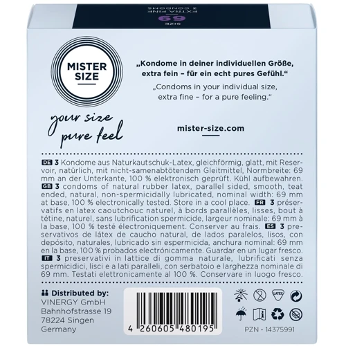Презервативы Mister Size 69 (3 pcs)