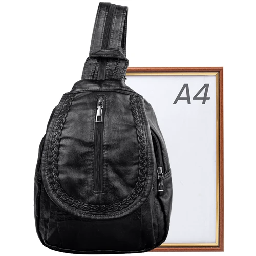 Женский рюкзак Valiria Fashion черный (DETBA2507-10): Материал Искусственная кожа