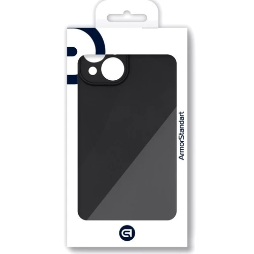 Чехол для iPhone ArmorStandart Matte Slim Fit Camera cover Black for iPhone 15 (ARM68245): Материалы Силикон