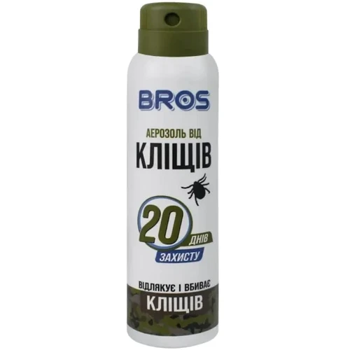 Аэрозоль Bros репелентное средство от клещей 90 мл (5904517309982)