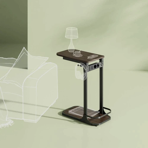 Приставной столик с сетевым удлинителем OfficePro (SD185DW)