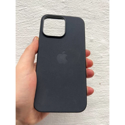 Apple FineWoven Case with MagSafe Black (MT4V3) for iPhone 15 Pro Max (Аксессуары для iPhone)(78468861)Stylus approved: Причина уценки Незначительная потертость на чехле, немного надорвана коробка