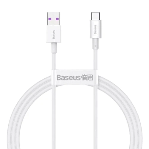 Кабель Baseus USB Cable to USB-C Superior Series PD 66W 2m White (CATYS-A02)