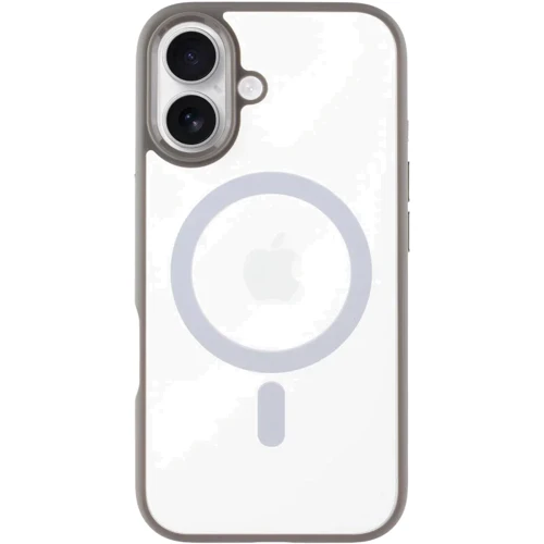 Чехол для iPhone Blueo Skin Friendly Frosted with MagSafe Grey for iPhone 16