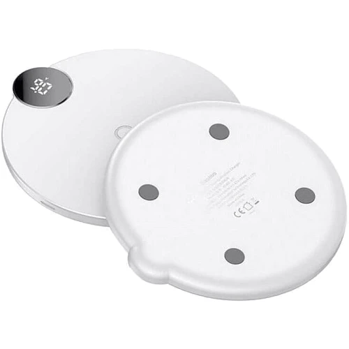 Зарядний пристрій Baseus Wireless Charging Digital LED Display 10W White (WXSX-02): Сила струму 2А