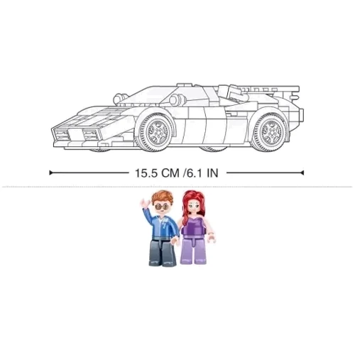 Конструктор Sluban Model Bricks Автомобіль (M38-B1098)