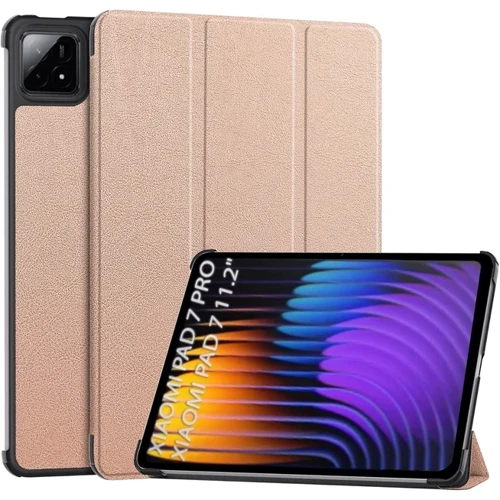 Аксесуар для планшетних ПК BeCover Smart Case Rose Gold для Xiaomi Pad 7/7 Pro (712812): Колір рожевий
