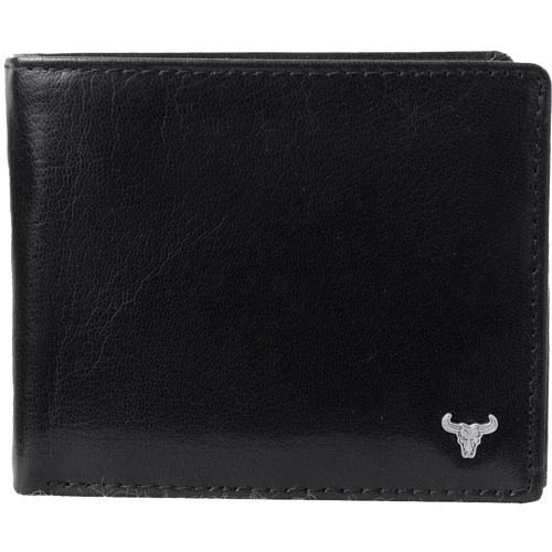 Чоловіче портмоне Buffalo Wild чорне (DNKN992-BW-black): Матеріал Натуральна шкіра