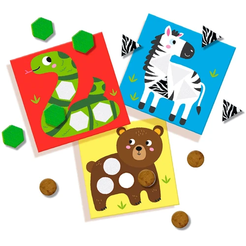 Набір для занять мозаїкою SES Creative My first – Мої перші сенсорні картки (14483S)