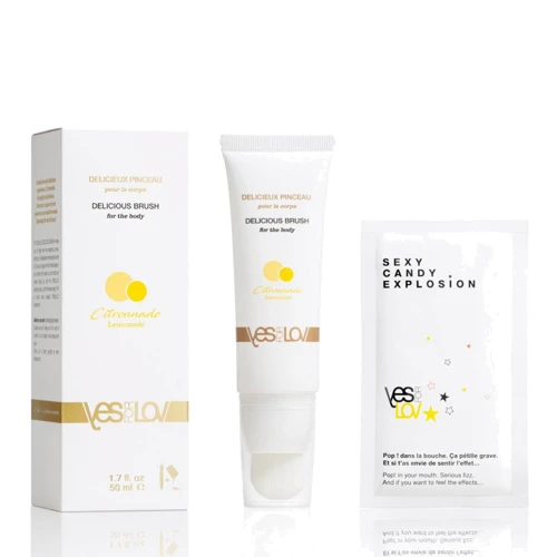 Массажное масло DELICIOUS BRUSH лимонад YESforLOV: Тип Масло