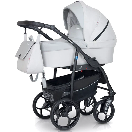 Универсальная коляска 3 в 1 Verdi Max Plus 9023-VMP-04 серый/белый