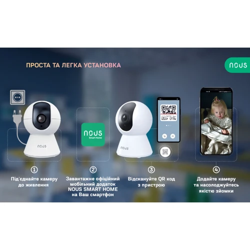 IP-камера відеоспостереження Nous W5: Формат матриці 1/3"