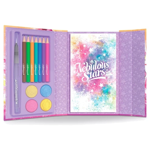 Набор для творчества Nebulous Stars Раскраска с водой белые листы Возьми в дорогу (11452)