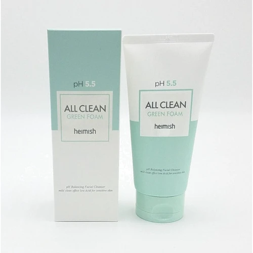Heimish All Clean Green Foam Мягкая очищающая пенка с экстрактом центеллы 150 ml