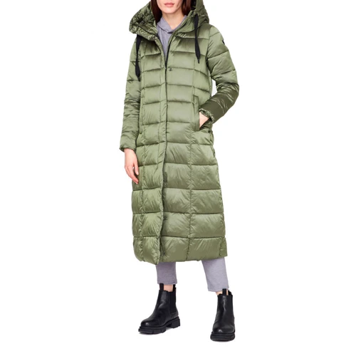 Куртка CMP Woman Coat Fix Hood 31K2626-F739 50 (42) оливковая зимняя с капюшоном: Вид Куртки