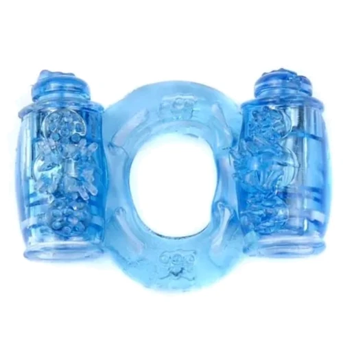 Эрекционное вибро кольцо BOSS Vibrating Cock Ring Double Blue, BS6700035: Производитель BOSS of TOYS