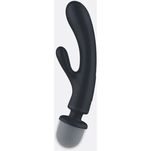 Вибратор-кролик + массажер 2в1 Satisfyer Triple Lover Gray