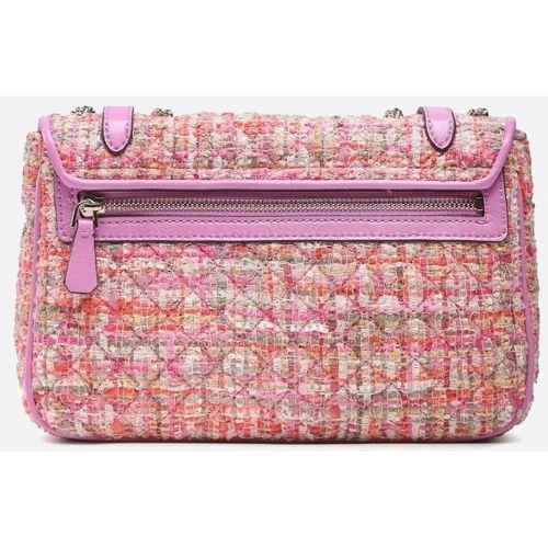 Женская сумка через плечо GUESS ADAM CONVERTIBLE XBODY FLAP фуксия (HWTF8694210-FMU): Стиль Повседневный (Casual)