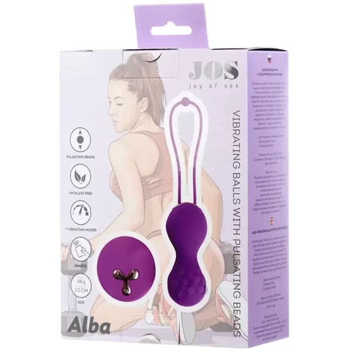 Вагинальные шарики Toyfa JOS Alba (фиолетовый)