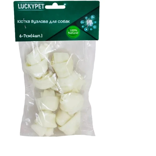 Лакомства Lucky Pet Кость узловая №2 6-7 см 4 шт (552051)