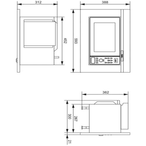 Встраиваемая микроволновая печь Amica AMGB20E2GB