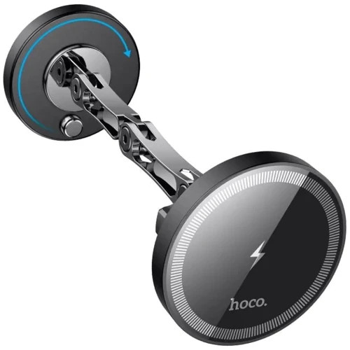 Тримач Hoco Car Holder Wireless Charger Magnetic HW26 15W Black: Сумісність Для смартфона, Apple
