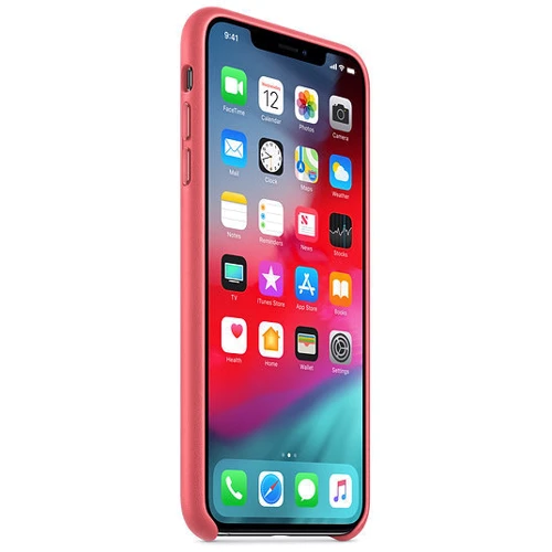 Чехол для iPhone Apple Leather Case Peony Pink (MTEX2) for iPhone Xs Max: Тип аксессуара чехол